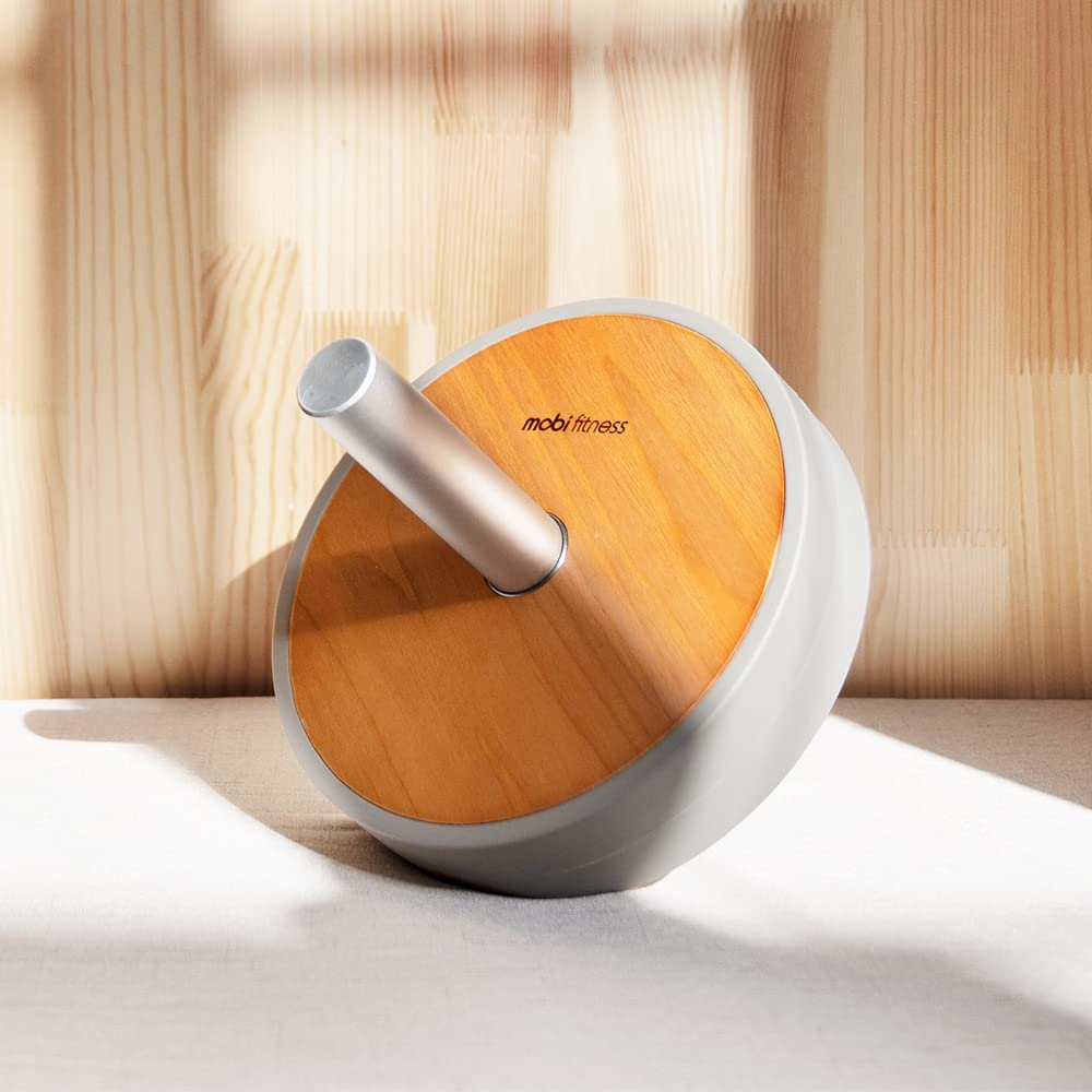 限定値下 美品 【mobi fitness】木製腹筋ローラ アブローラー